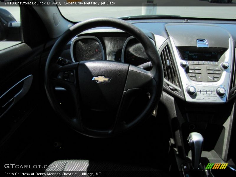 Cyber Gray Metallic / Jet Black 2010 Chevrolet Equinox LT AWD