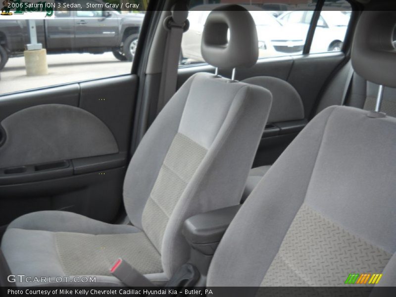Storm Gray / Gray 2006 Saturn ION 3 Sedan