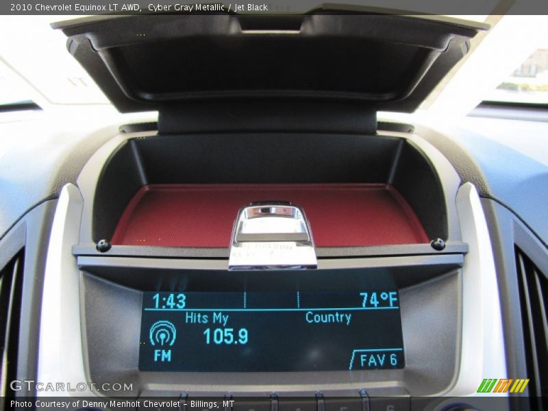 Cyber Gray Metallic / Jet Black 2010 Chevrolet Equinox LT AWD