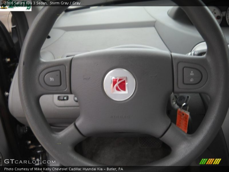 Storm Gray / Gray 2006 Saturn ION 3 Sedan