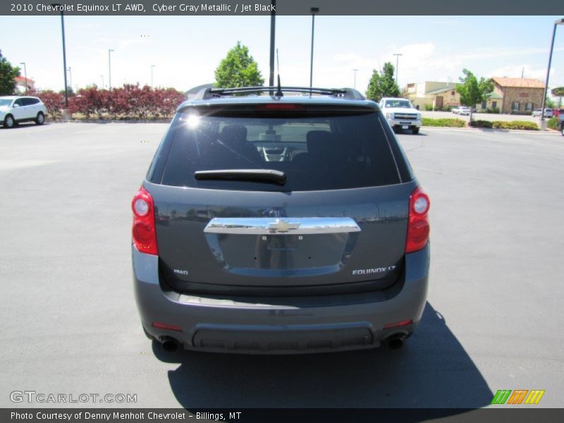 Cyber Gray Metallic / Jet Black 2010 Chevrolet Equinox LT AWD