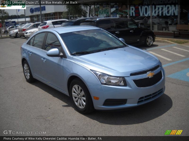 Ice Blue Metallic / Jet Black 2011 Chevrolet Cruze LT