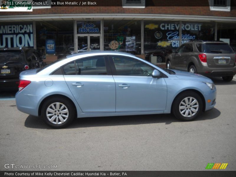 Ice Blue Metallic / Jet Black 2011 Chevrolet Cruze LT