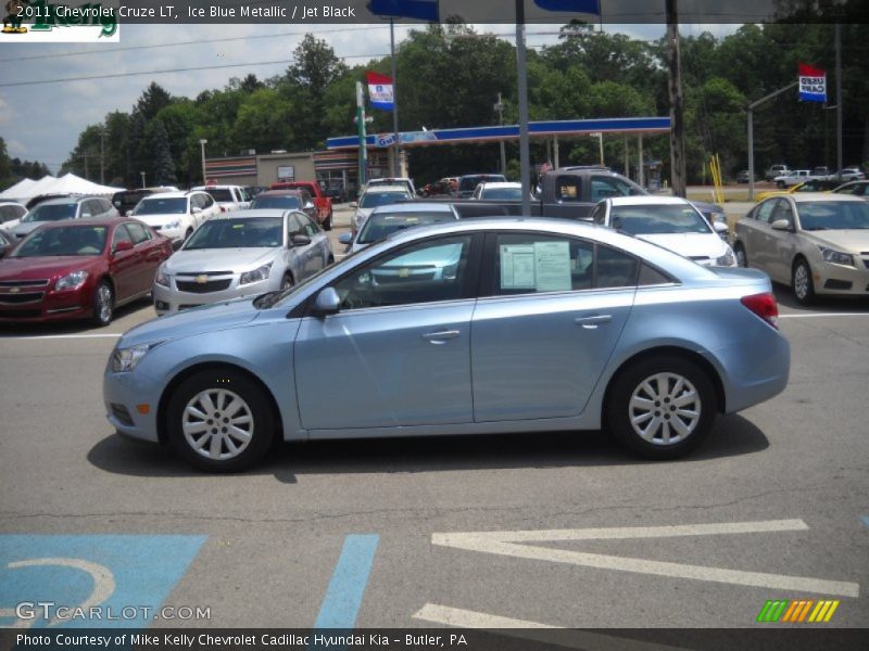 Ice Blue Metallic / Jet Black 2011 Chevrolet Cruze LT