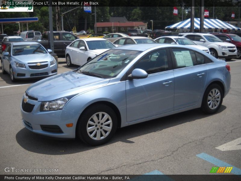 Ice Blue Metallic / Jet Black 2011 Chevrolet Cruze LT