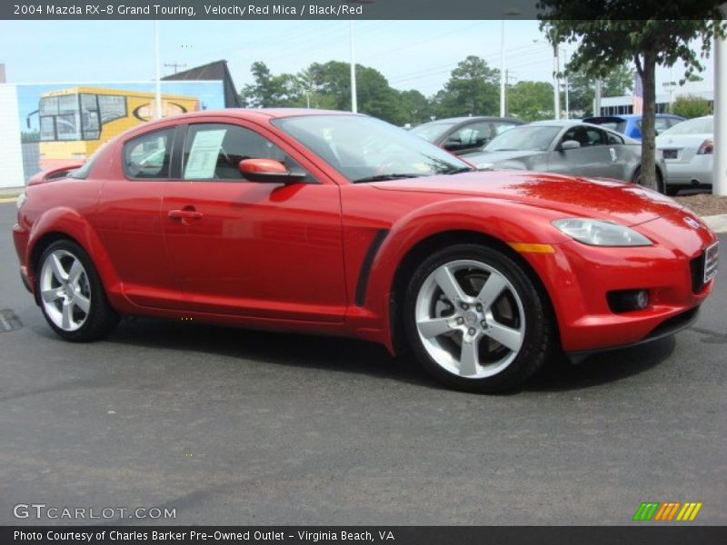Velocity Red Mica / Black/Red 2004 Mazda RX-8 Grand Touring