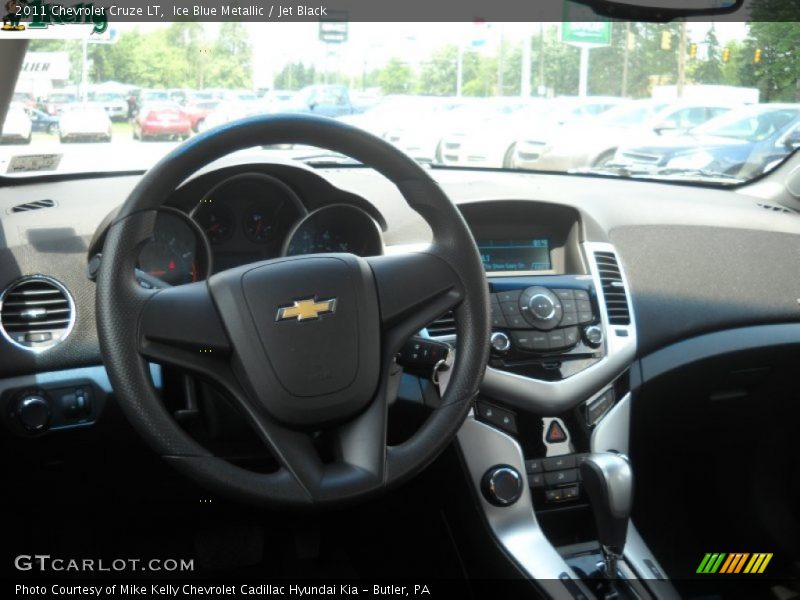 Ice Blue Metallic / Jet Black 2011 Chevrolet Cruze LT