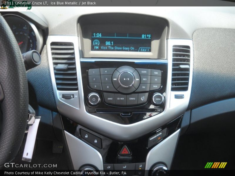 Ice Blue Metallic / Jet Black 2011 Chevrolet Cruze LT
