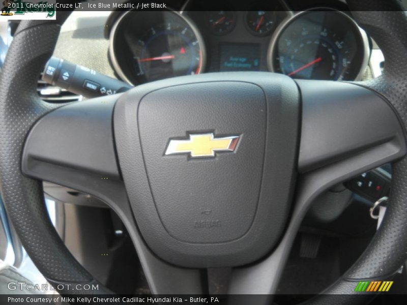 Ice Blue Metallic / Jet Black 2011 Chevrolet Cruze LT