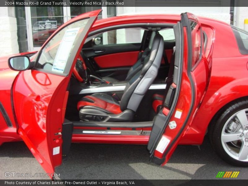 Velocity Red Mica / Black/Red 2004 Mazda RX-8 Grand Touring
