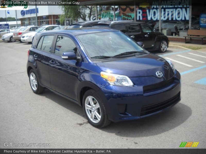 Nautica Blue Mica / Charcoal Gray 2009 Scion xD