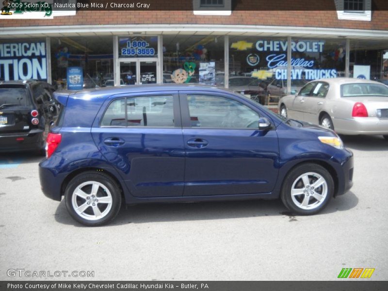 Nautica Blue Mica / Charcoal Gray 2009 Scion xD