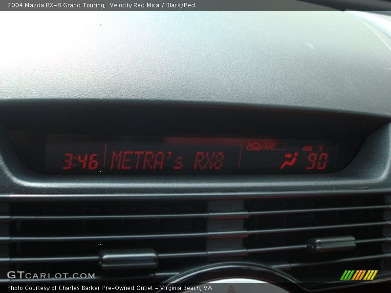 Velocity Red Mica / Black/Red 2004 Mazda RX-8 Grand Touring