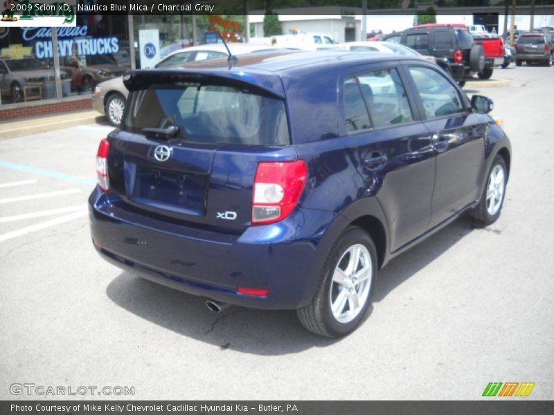 Nautica Blue Mica / Charcoal Gray 2009 Scion xD