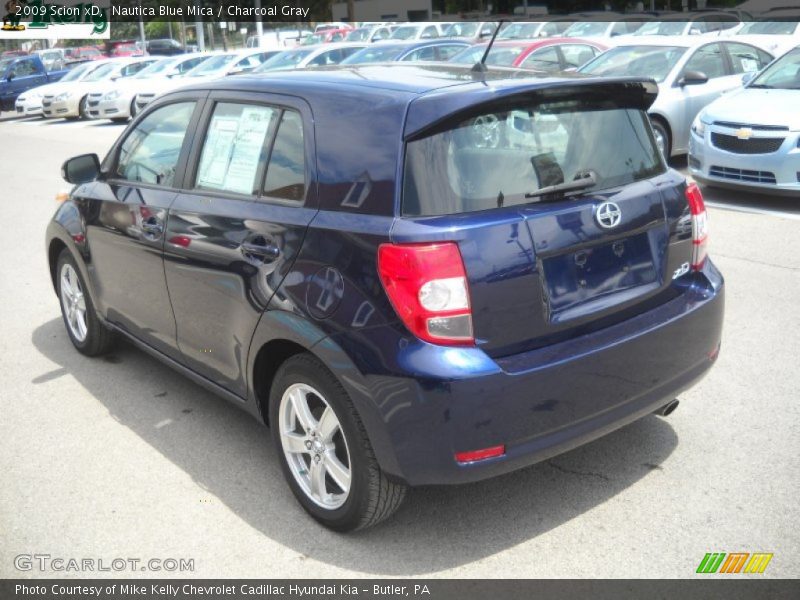 Nautica Blue Mica / Charcoal Gray 2009 Scion xD