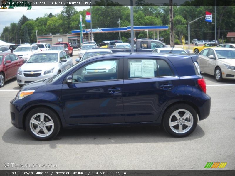 Nautica Blue Mica / Charcoal Gray 2009 Scion xD