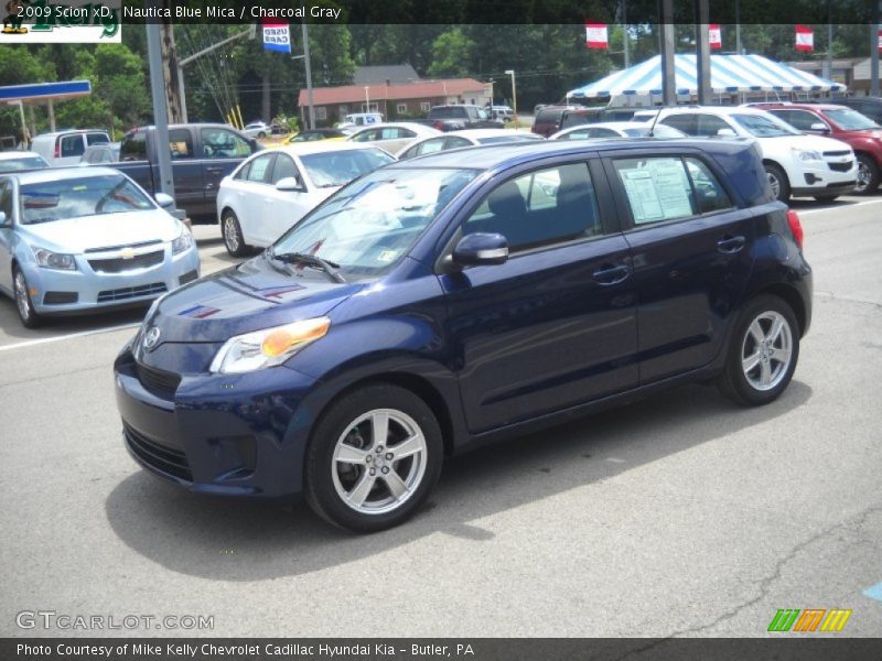 Nautica Blue Mica / Charcoal Gray 2009 Scion xD
