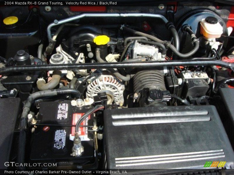 Velocity Red Mica / Black/Red 2004 Mazda RX-8 Grand Touring