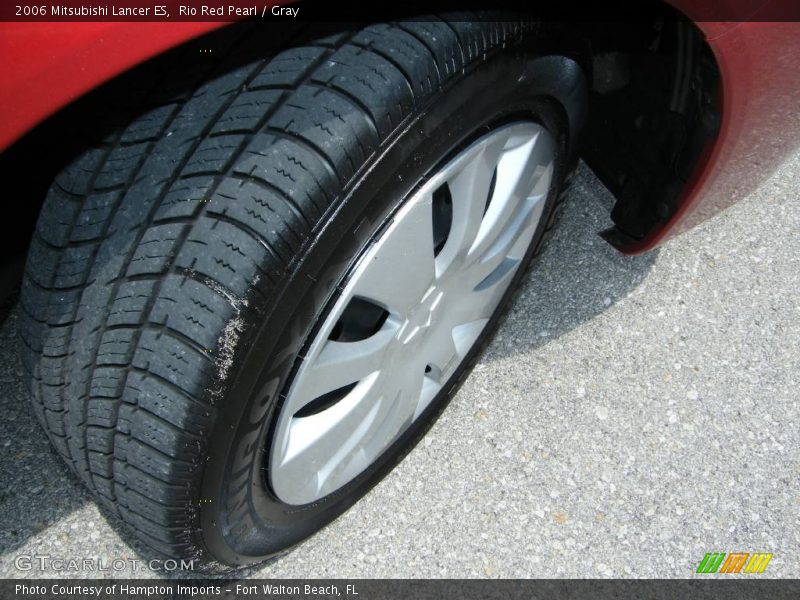 Rio Red Pearl / Gray 2006 Mitsubishi Lancer ES
