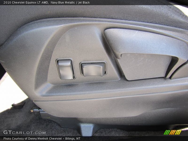 Navy Blue Metallic / Jet Black 2010 Chevrolet Equinox LT AWD