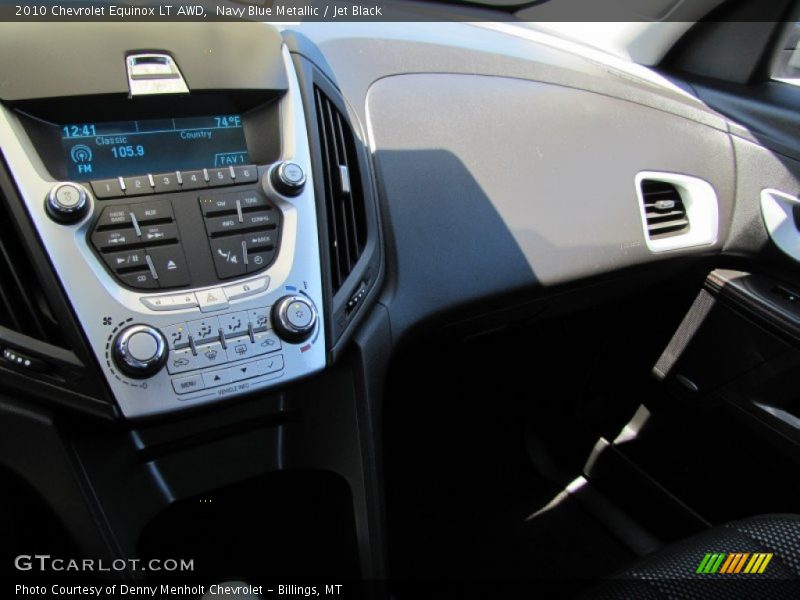 Navy Blue Metallic / Jet Black 2010 Chevrolet Equinox LT AWD