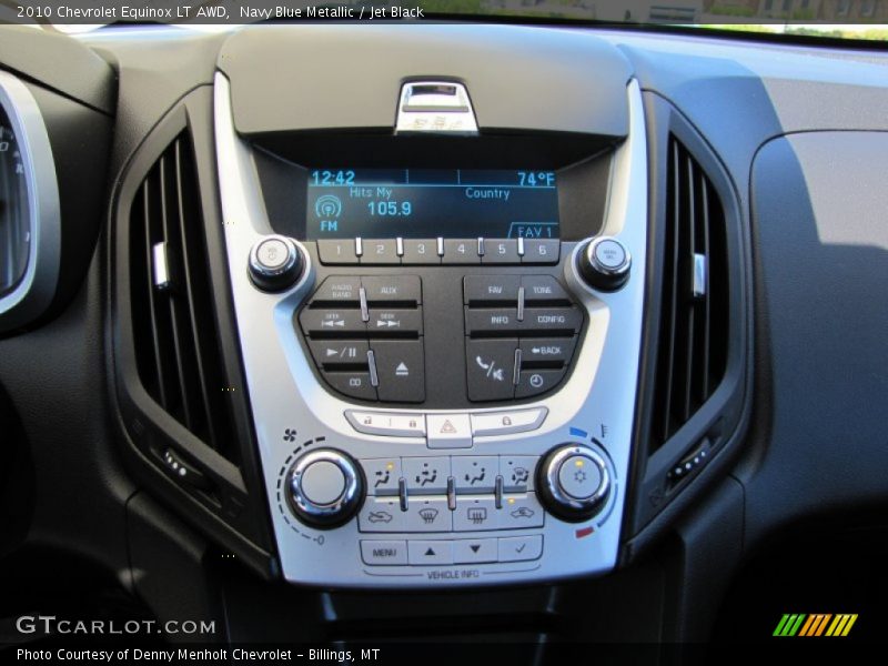 Navy Blue Metallic / Jet Black 2010 Chevrolet Equinox LT AWD