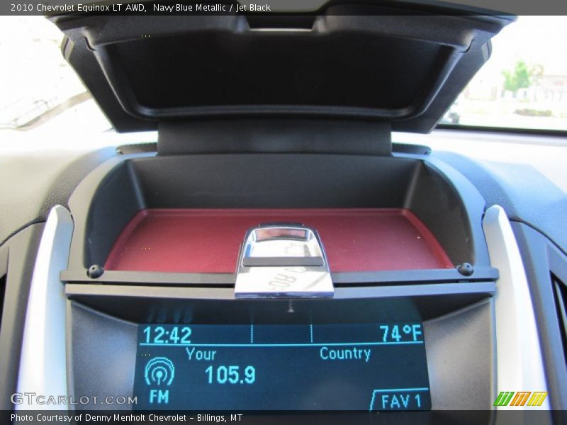 Navy Blue Metallic / Jet Black 2010 Chevrolet Equinox LT AWD