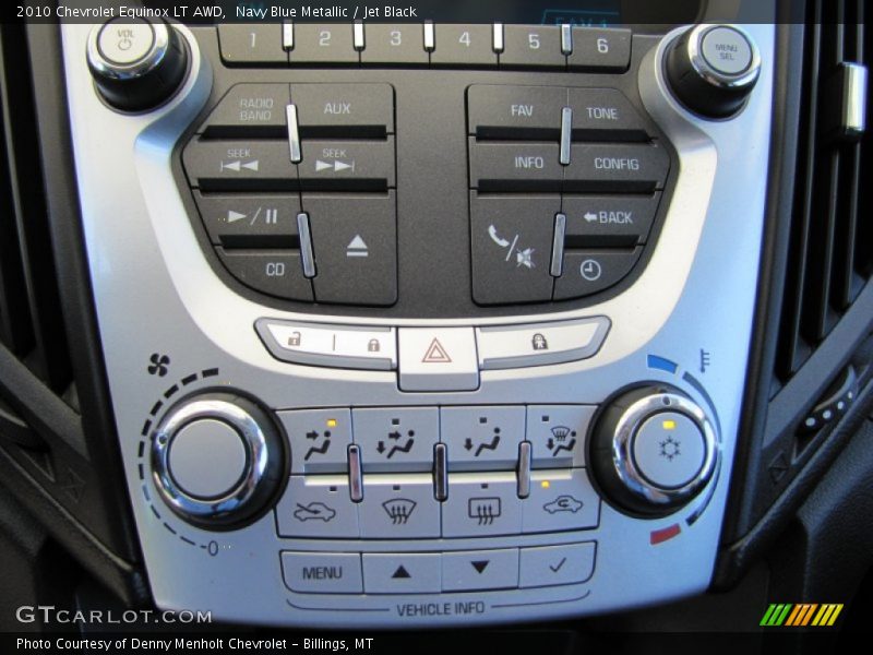 Navy Blue Metallic / Jet Black 2010 Chevrolet Equinox LT AWD