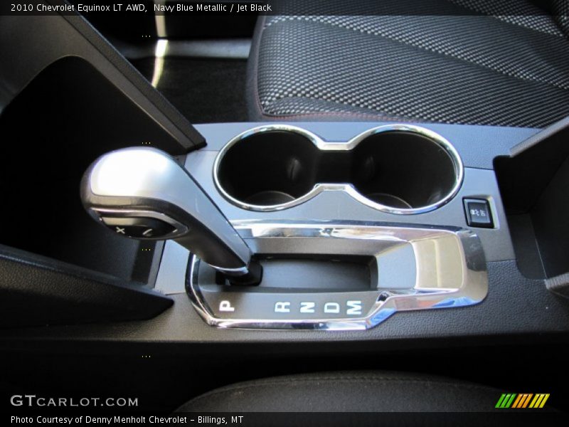 Navy Blue Metallic / Jet Black 2010 Chevrolet Equinox LT AWD
