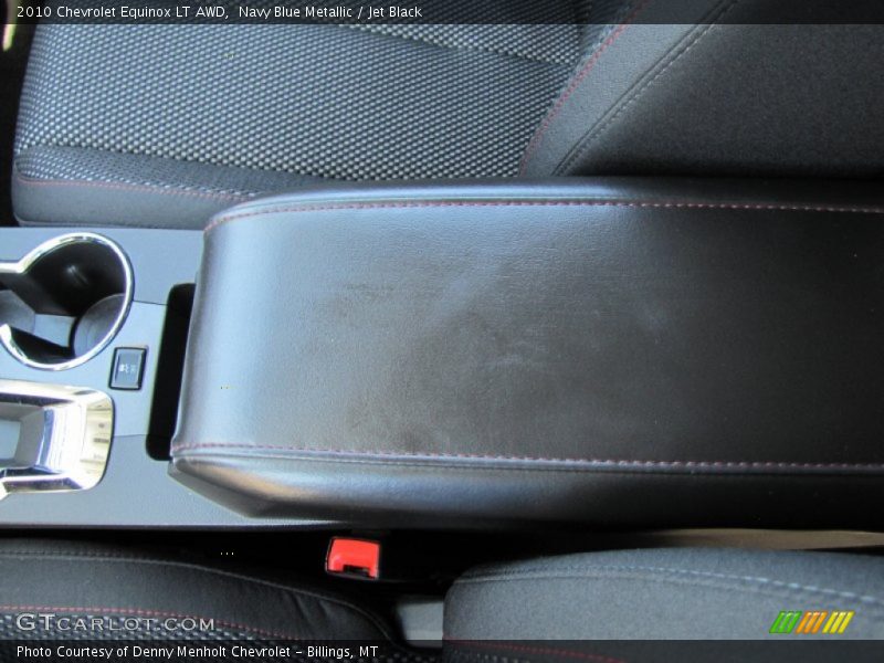 Navy Blue Metallic / Jet Black 2010 Chevrolet Equinox LT AWD