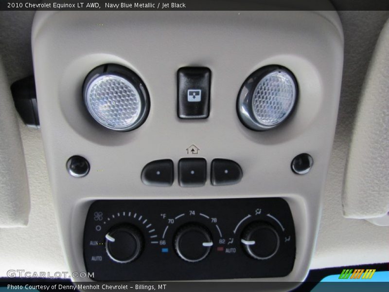 Navy Blue Metallic / Jet Black 2010 Chevrolet Equinox LT AWD