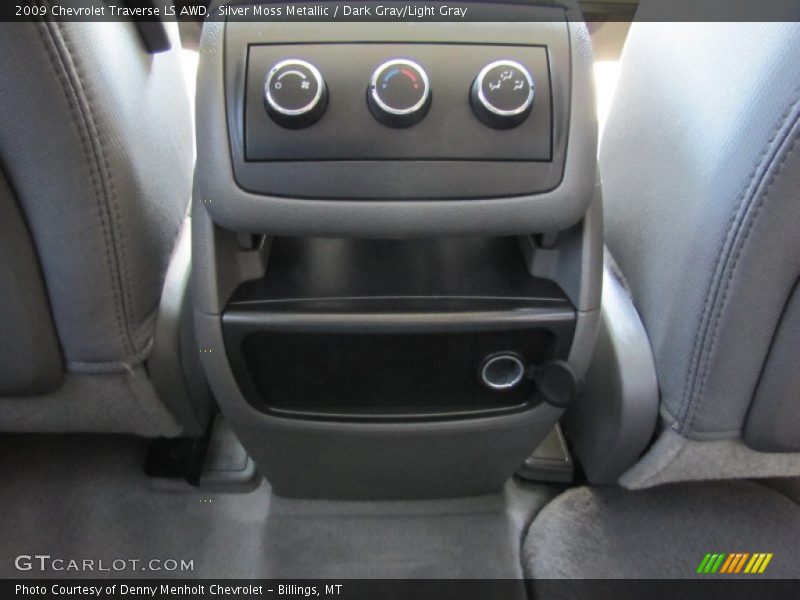 Silver Moss Metallic / Dark Gray/Light Gray 2009 Chevrolet Traverse LS AWD