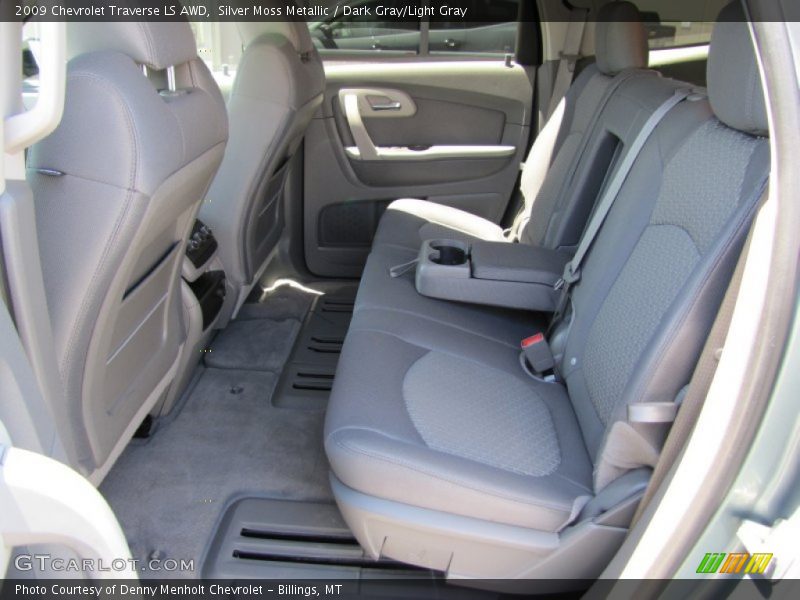 Silver Moss Metallic / Dark Gray/Light Gray 2009 Chevrolet Traverse LS AWD