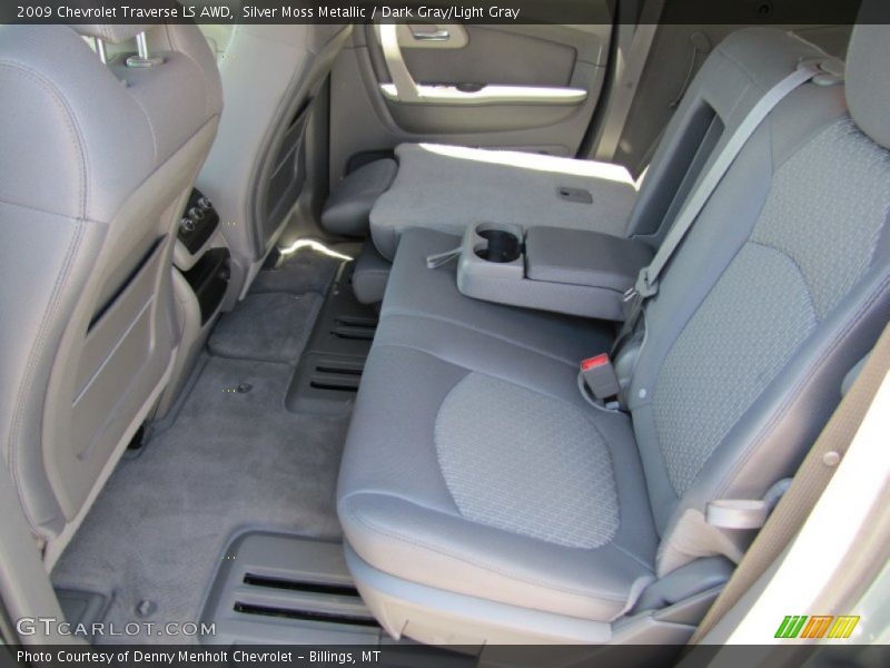 Silver Moss Metallic / Dark Gray/Light Gray 2009 Chevrolet Traverse LS AWD