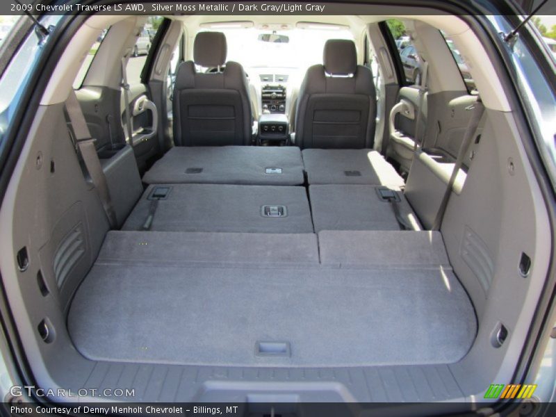 Silver Moss Metallic / Dark Gray/Light Gray 2009 Chevrolet Traverse LS AWD