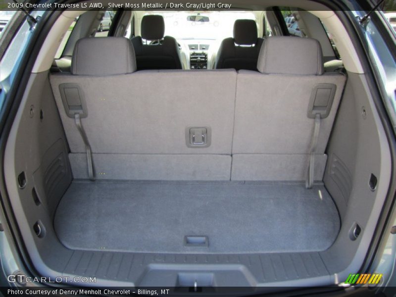 Silver Moss Metallic / Dark Gray/Light Gray 2009 Chevrolet Traverse LS AWD