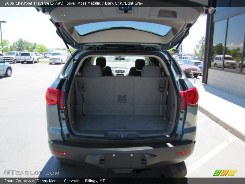 Silver Moss Metallic / Dark Gray/Light Gray 2009 Chevrolet Traverse LS AWD