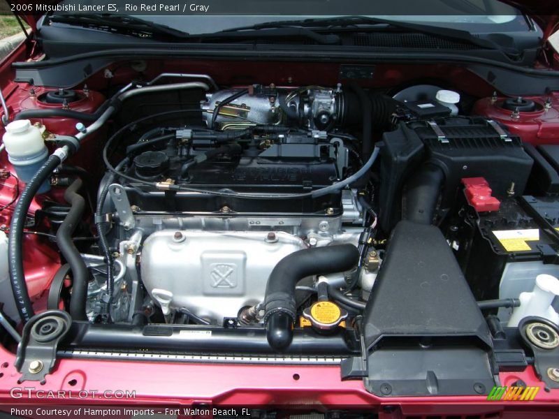Rio Red Pearl / Gray 2006 Mitsubishi Lancer ES