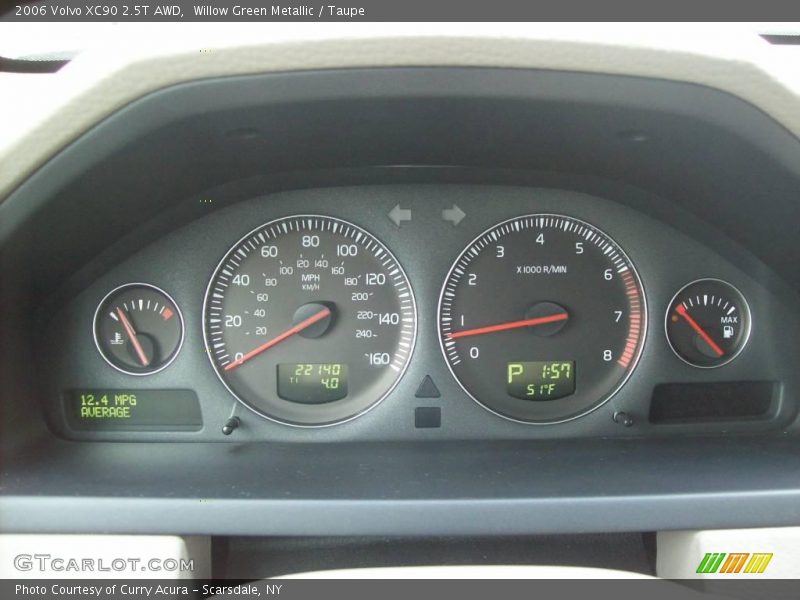 Willow Green Metallic / Taupe 2006 Volvo XC90 2.5T AWD