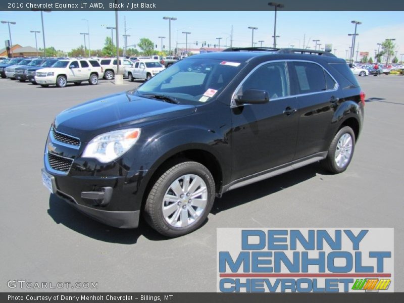 Black / Jet Black 2010 Chevrolet Equinox LT AWD