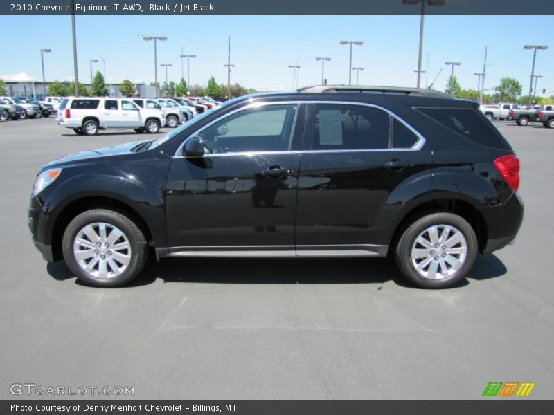 Black / Jet Black 2010 Chevrolet Equinox LT AWD