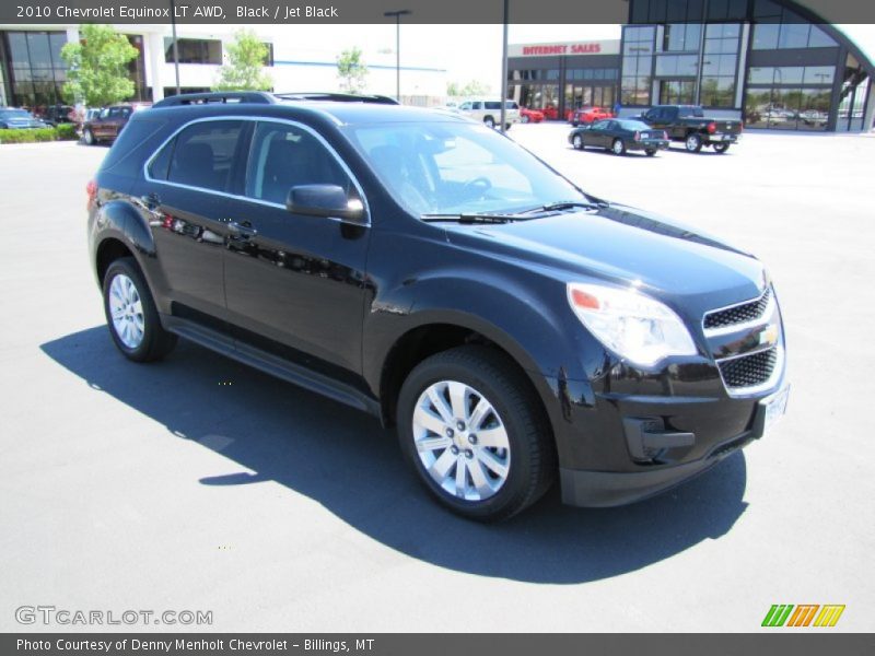 Black / Jet Black 2010 Chevrolet Equinox LT AWD
