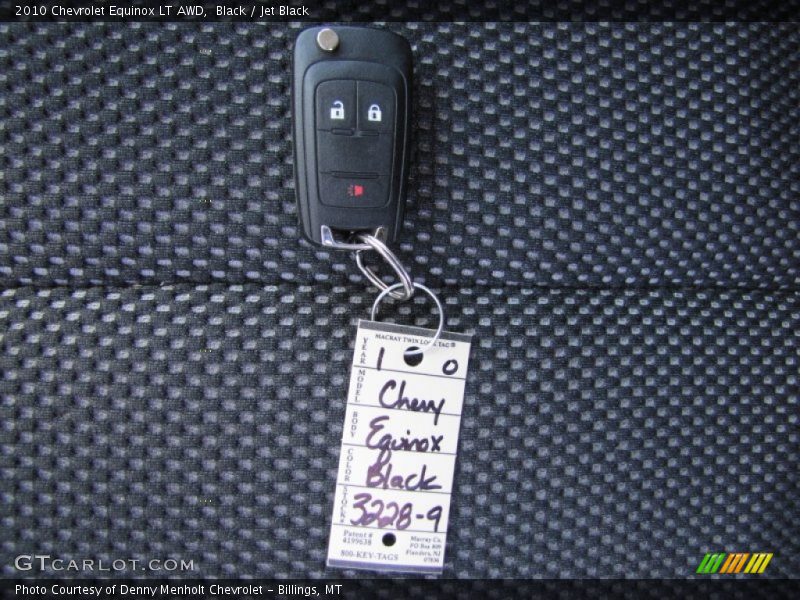 Black / Jet Black 2010 Chevrolet Equinox LT AWD