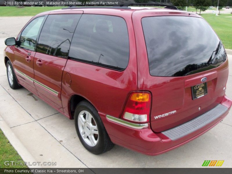 Matador Red Metallic / Medium Parchment 2003 Ford Windstar SE