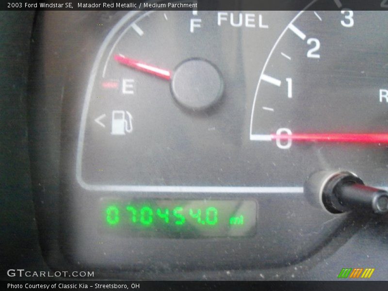 Matador Red Metallic / Medium Parchment 2003 Ford Windstar SE