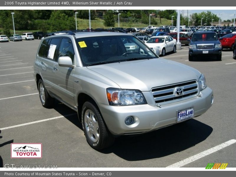 Millenium Silver Metallic / Ash Gray 2006 Toyota Highlander Limited 4WD