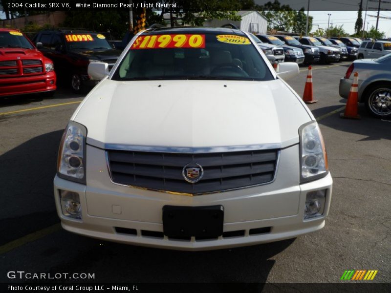 White Diamond Pearl / Light Neutral 2004 Cadillac SRX V6