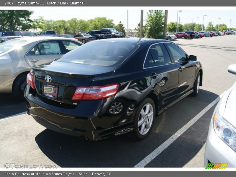 Black / Dark Charcoal 2007 Toyota Camry SE