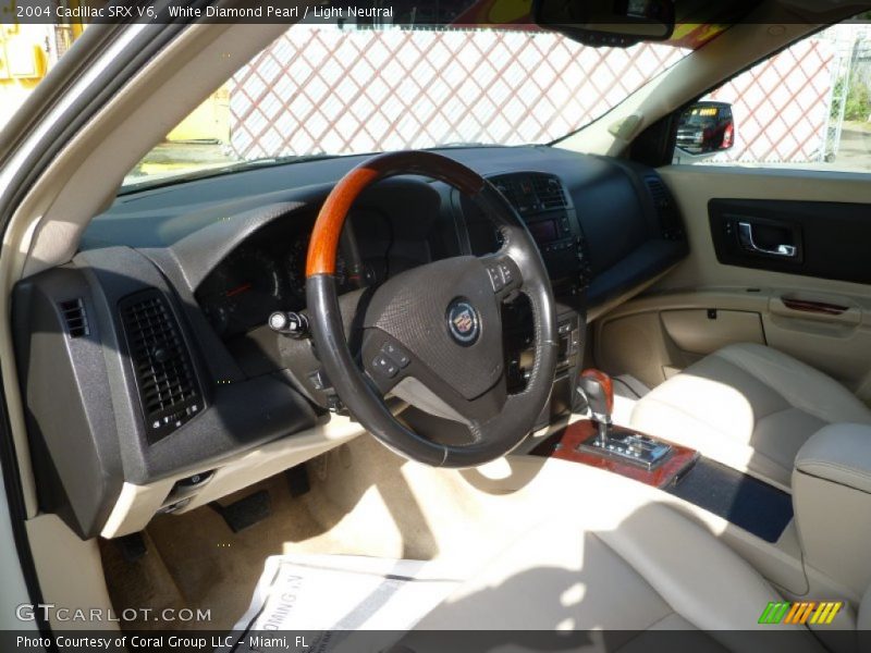 White Diamond Pearl / Light Neutral 2004 Cadillac SRX V6