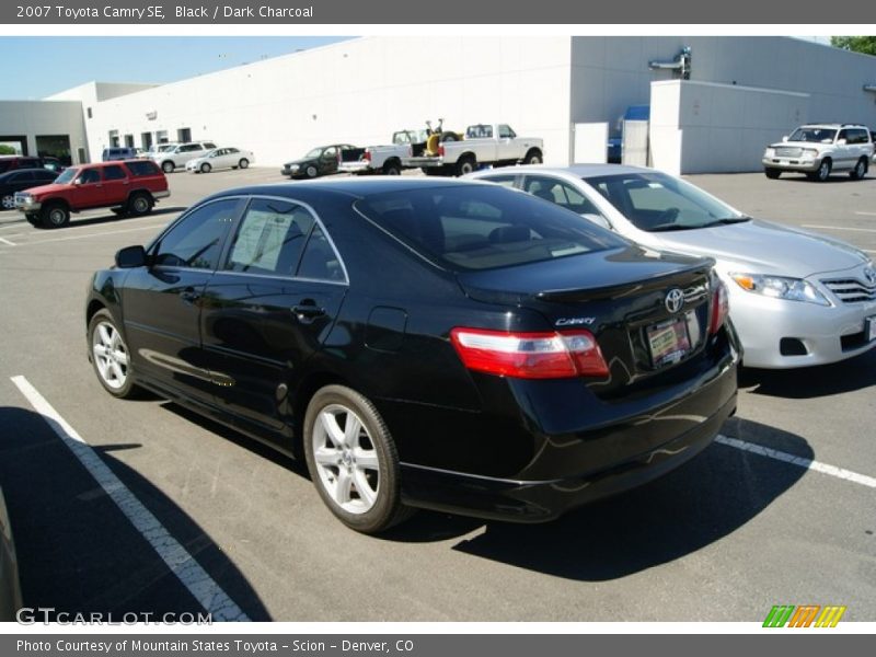 Black / Dark Charcoal 2007 Toyota Camry SE